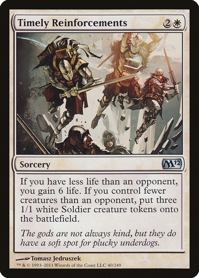Timely Reinforcements - carta Magic The Gathering