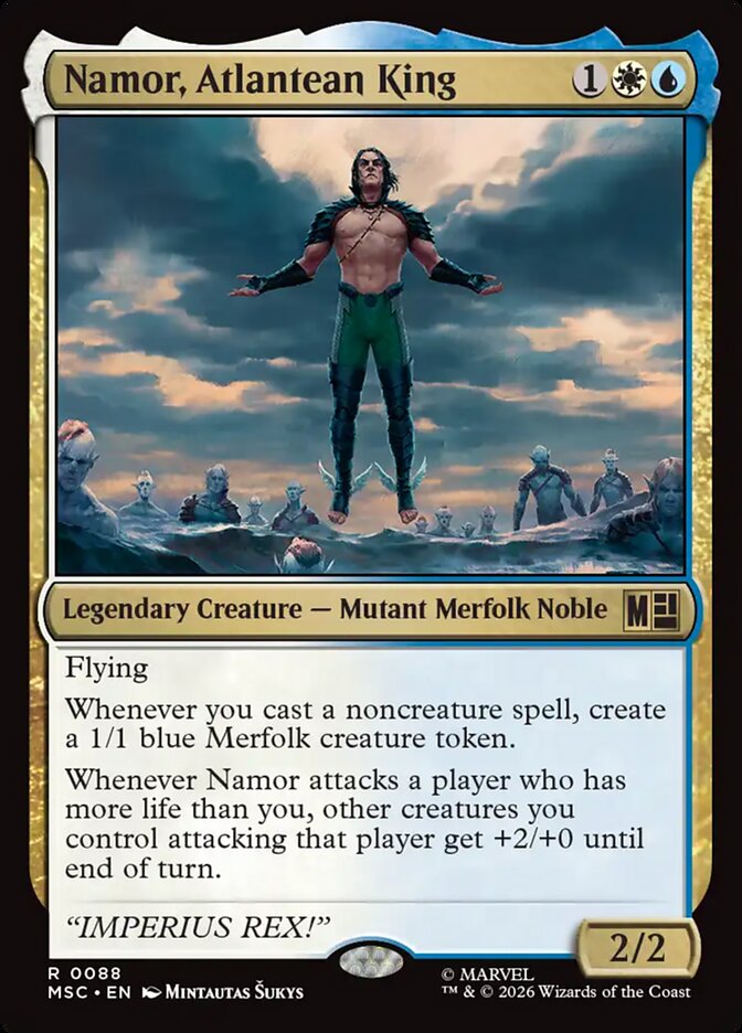 Namor, Atlantean King - carta Magic The Gathering