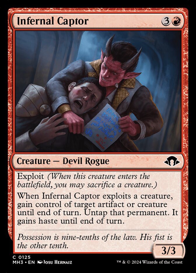 Infernal Captor - carta Magic The Gathering