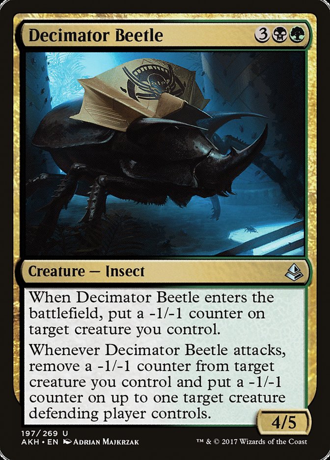 Decimator Beetle - carta Magic The Gathering