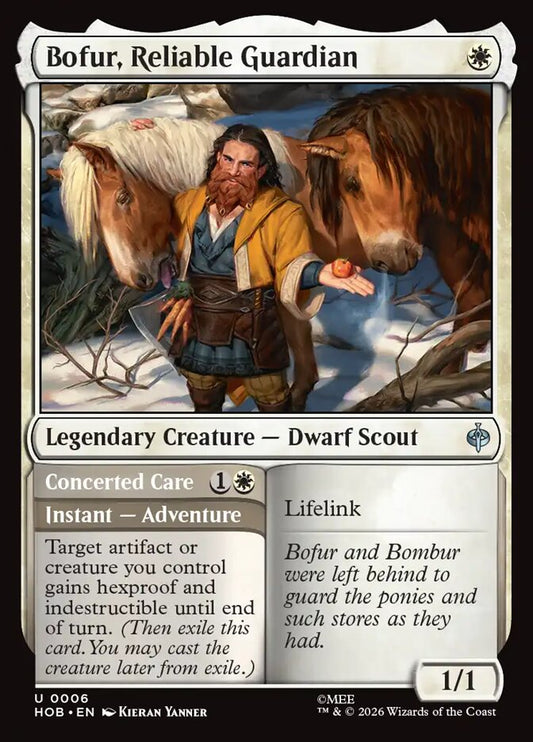 Bofur, Reliable Guardian // Concerted Care - carta Magic The Gathering