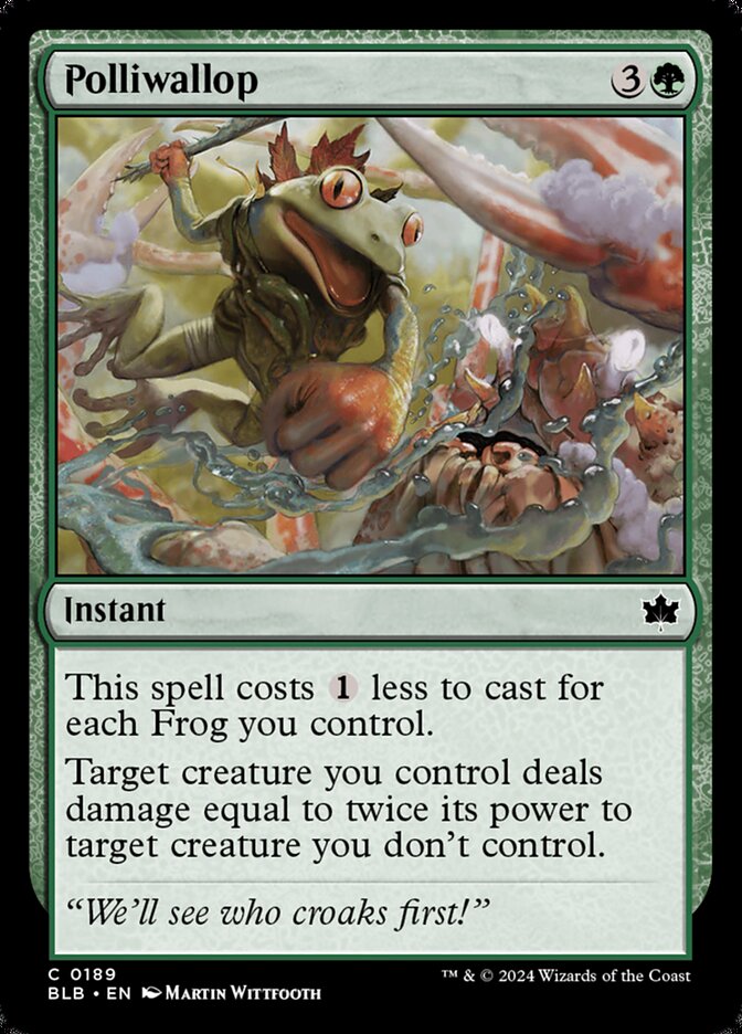 Polliwallop - carta Magic The Gathering