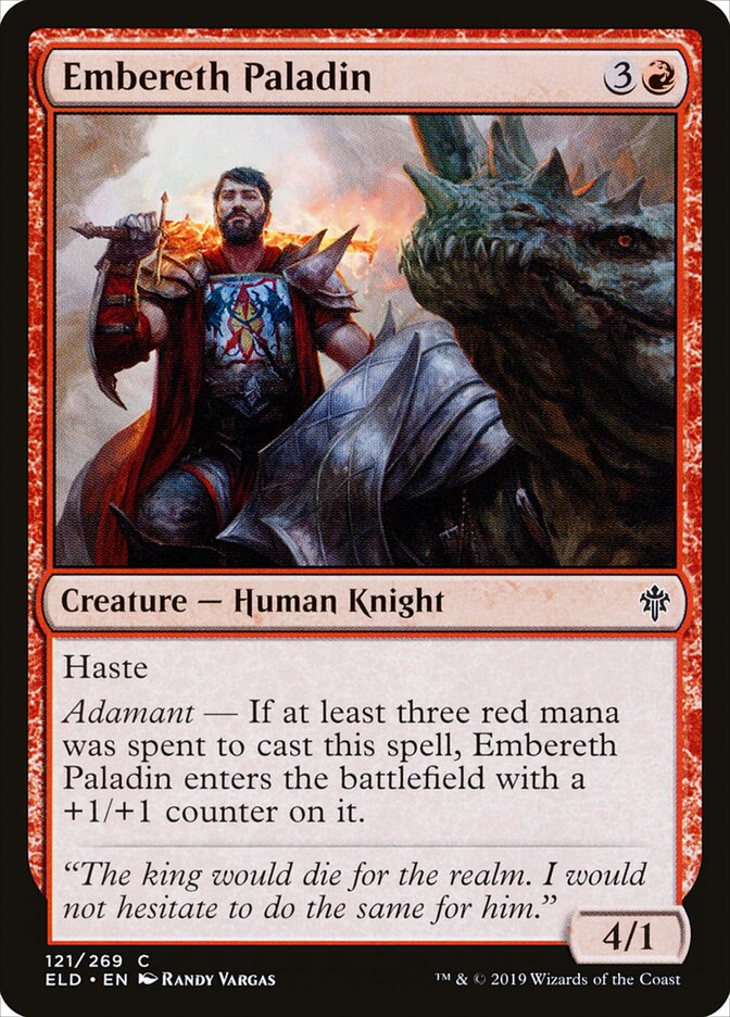 Embereth Paladin - carta Magic The Gathering