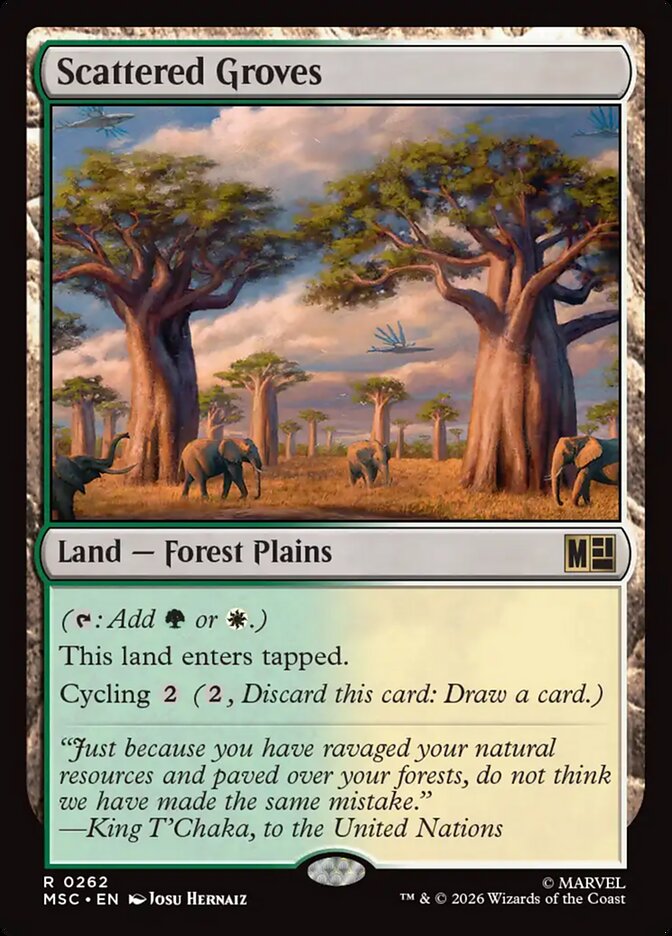 Scattered Groves - carta Magic The Gathering