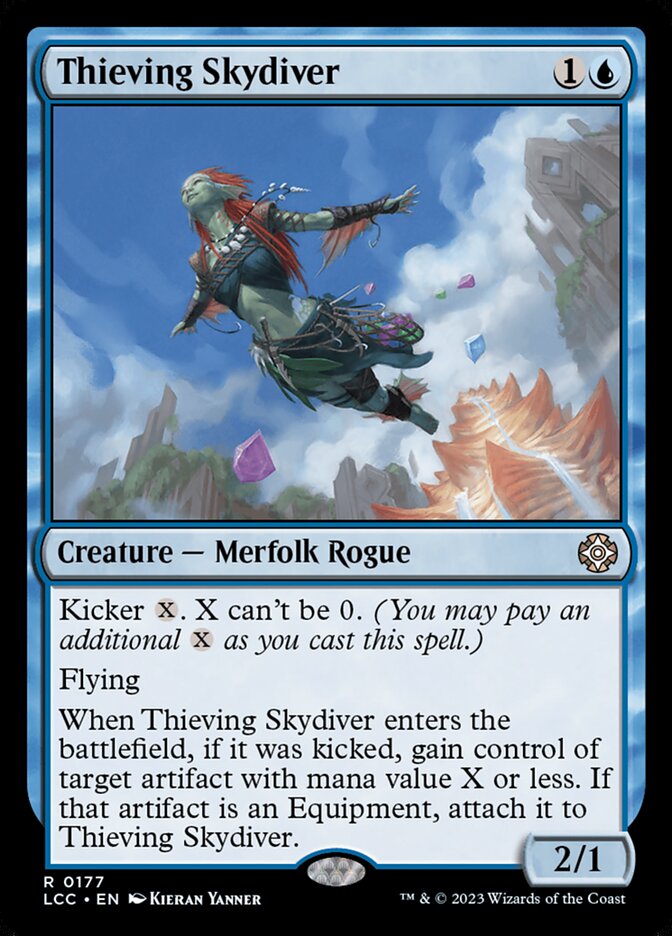 Thieving Skydiver - carta Magic The Gathering