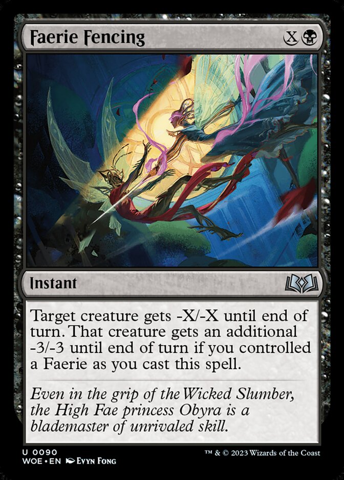 Faerie Fencing - carta Magic The Gathering