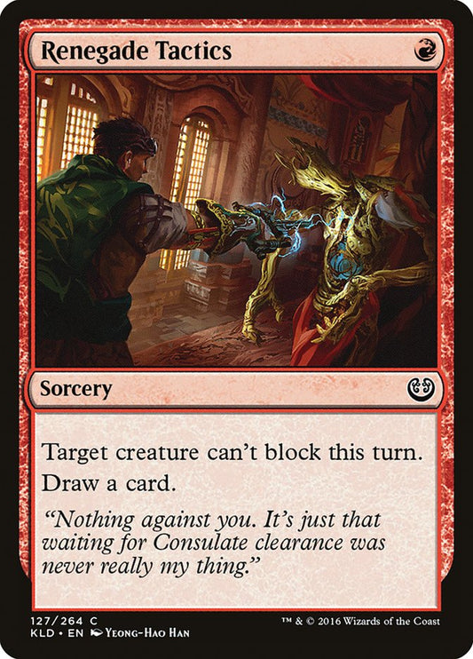 Renegade Tactics - carta Magic The Gathering