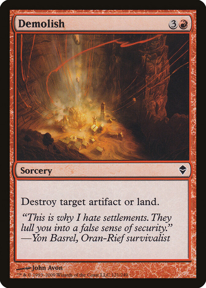 Demolish - carta Magic The Gathering