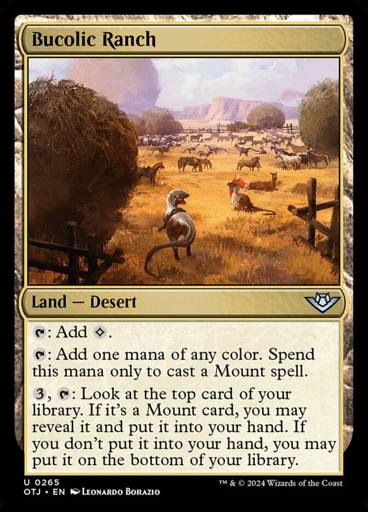 Bucolic Ranch - carta Magic The Gathering