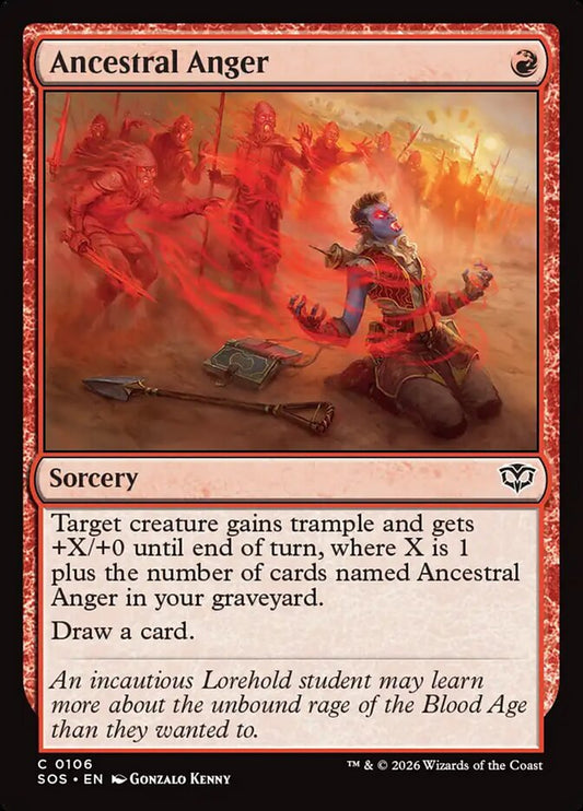 Ancestral Anger - SOS-106-F-STD