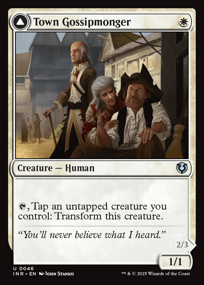 Town Gossipmonger - carta Magic The Gathering