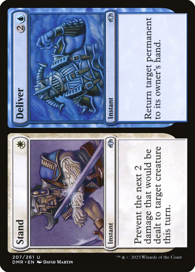 Stand // Deliver - carta Magic The Gathering