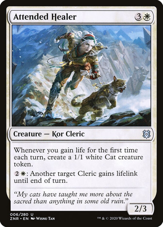 Attended Healer - carta Magic The Gathering
