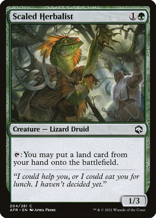Scaled Herbalist - carta Magic The Gathering