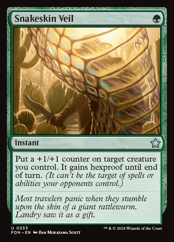 Snakeskin Veil - carta Magic The Gathering