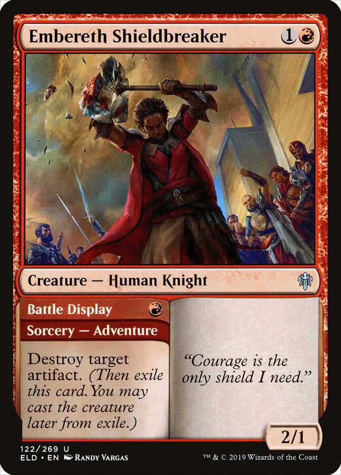 Embereth Shieldbreaker // Battle Display - carta Magic The Gathering
