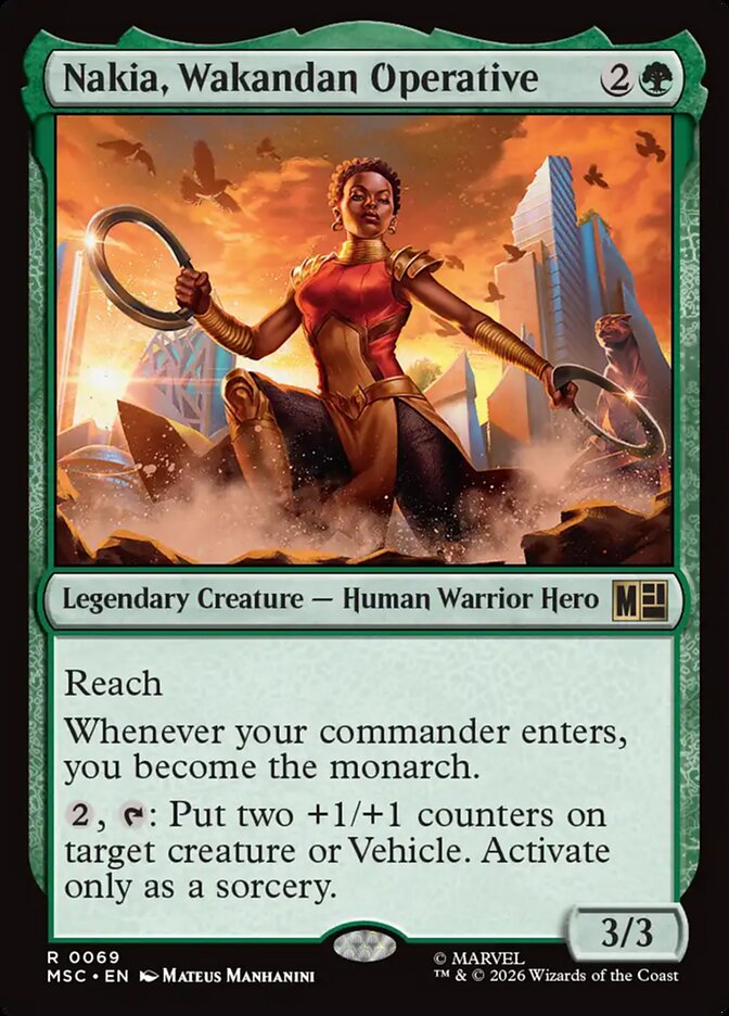 Nakia, Wakandan Operative - carta Magic The Gathering