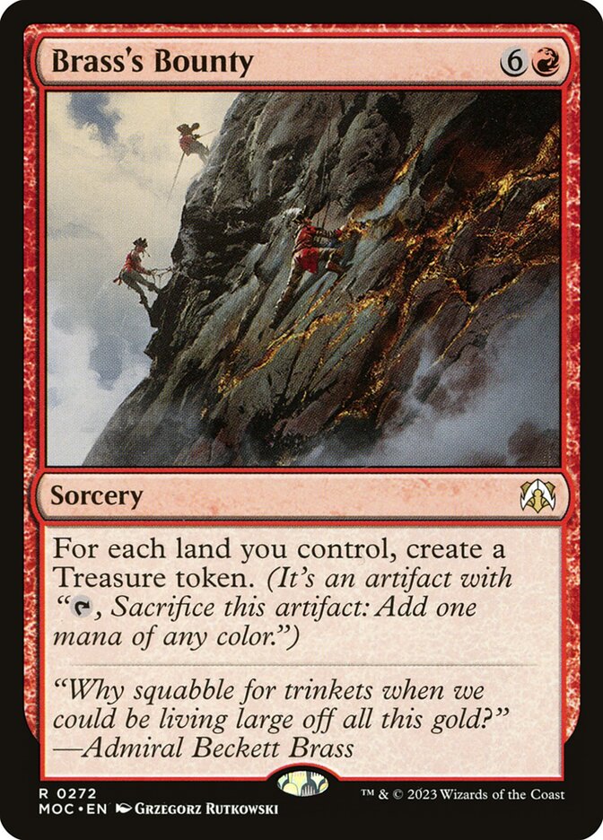 Brass's Bounty - carta Magic The Gathering