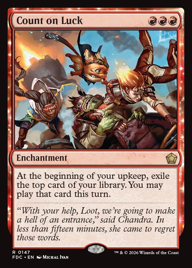 Count on Luck - carta Magic The Gathering