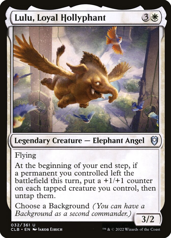 Lulu, Loyal Hollyphant - CLB-032-NF-LDG