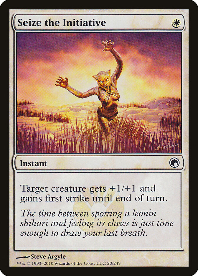 Seize the Initiative - carta Magic The Gathering