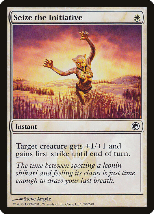 Seize the Initiative - carta Magic The Gathering