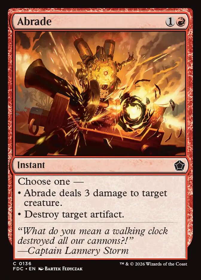 Abrade - carta Magic The Gathering