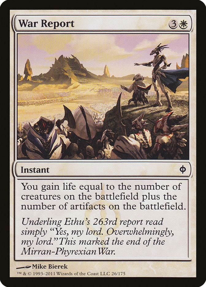 War Report - NPH-026-NF-STD