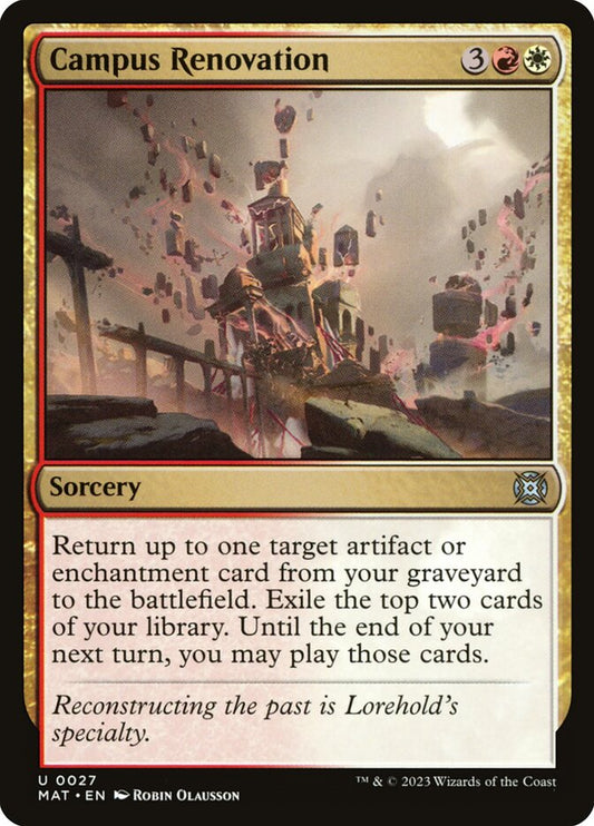 Campus Renovation - carta Magic The Gathering