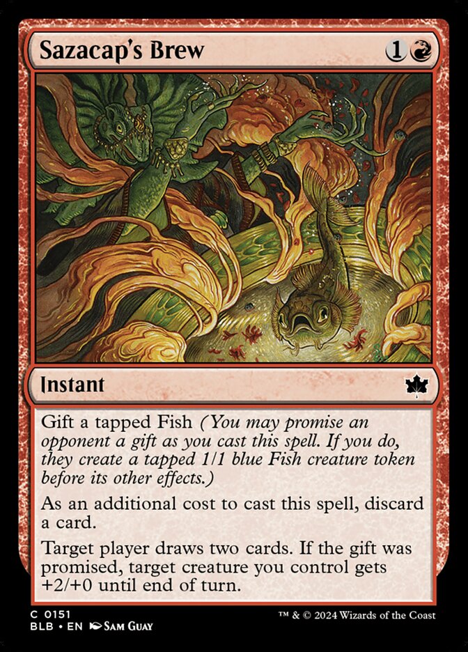 Sazacap's Brew - carta Magic The Gathering