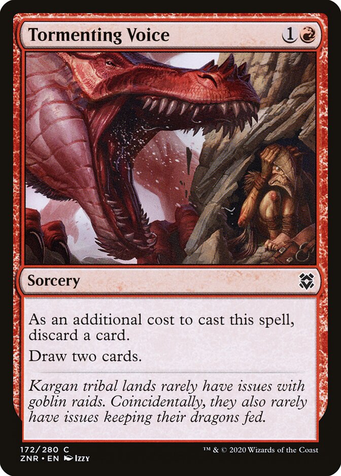 Tormenting Voice - carta Magic The Gathering