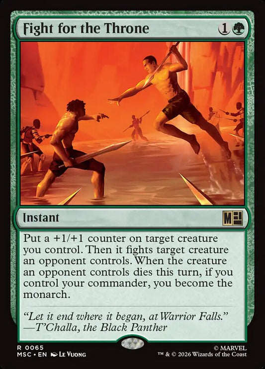 Fight for the Throne - carta Magic The Gathering