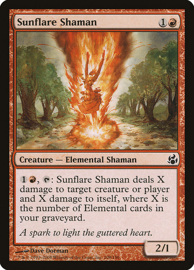 Sunflare Shaman - carta Magic The Gathering