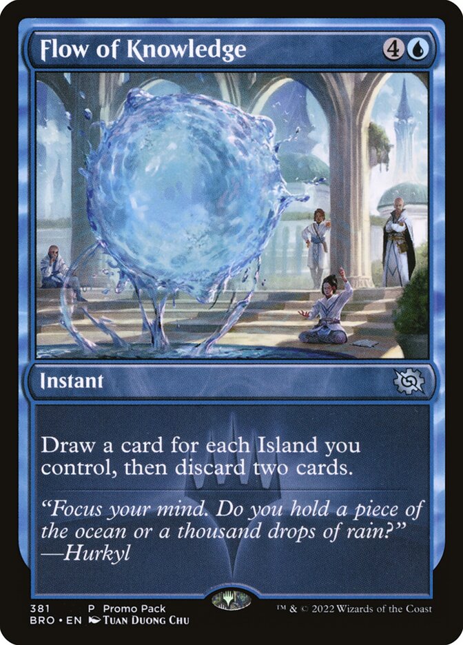 Flow of Knowledge - carta Magic The Gathering