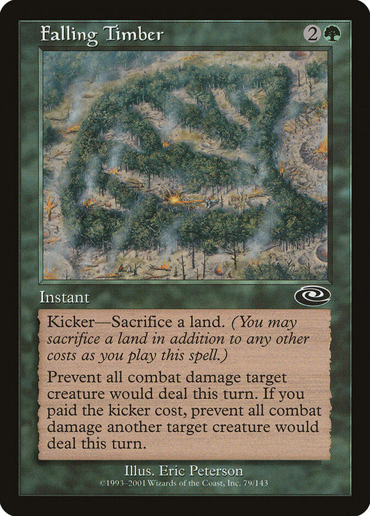 Falling Timber - carta Magic The Gathering