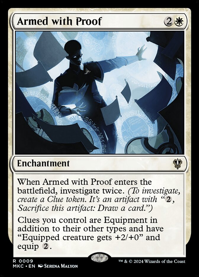 Armed with Proof - carta Magic The Gathering