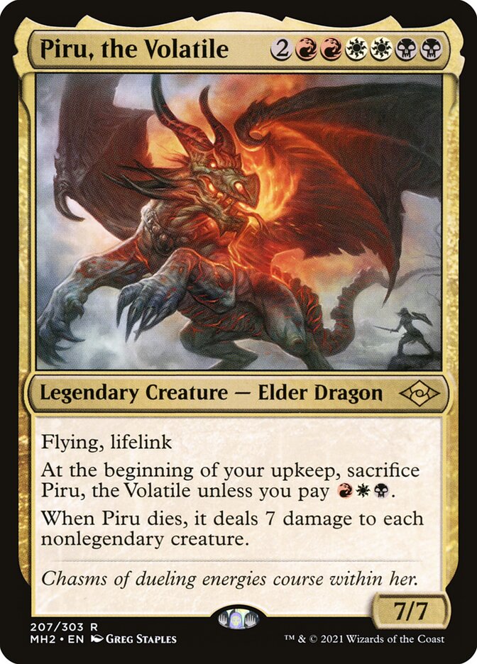 Piru, the Volatile - carta Magic The Gathering