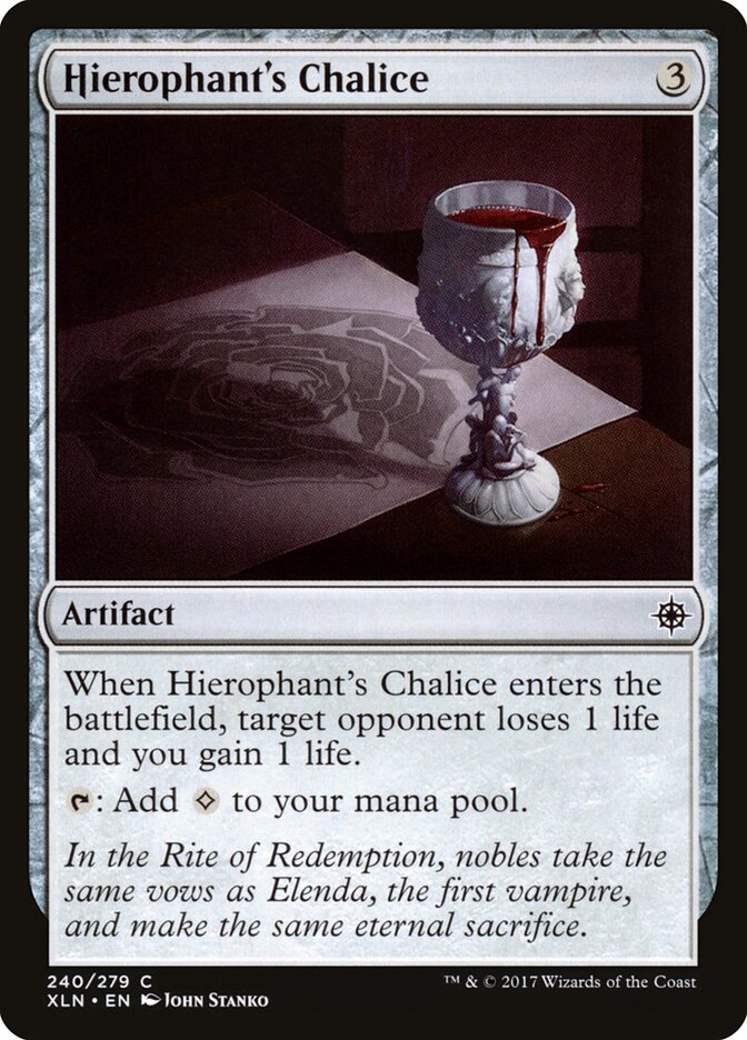 Hierophant's Chalice - carta Magic The Gathering