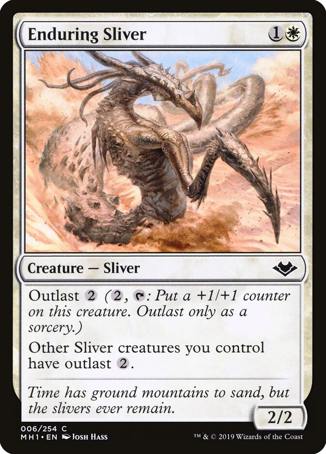 Enduring Sliver - carta Magic The Gathering