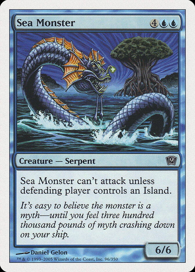Sea Monster - carta Magic The Gathering