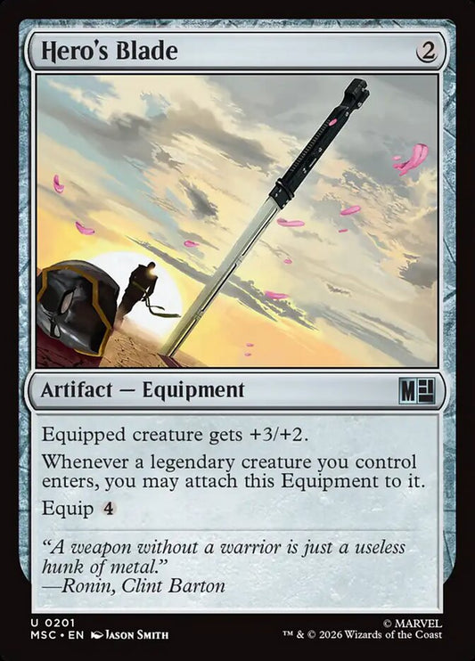 Hero's Blade - carta Magic The Gathering