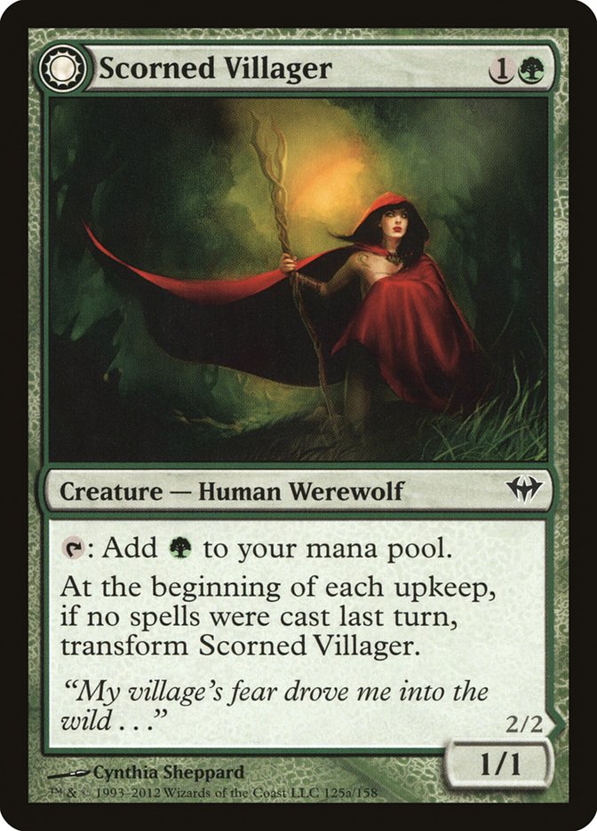 Scorned Villager - carta Magic The Gathering