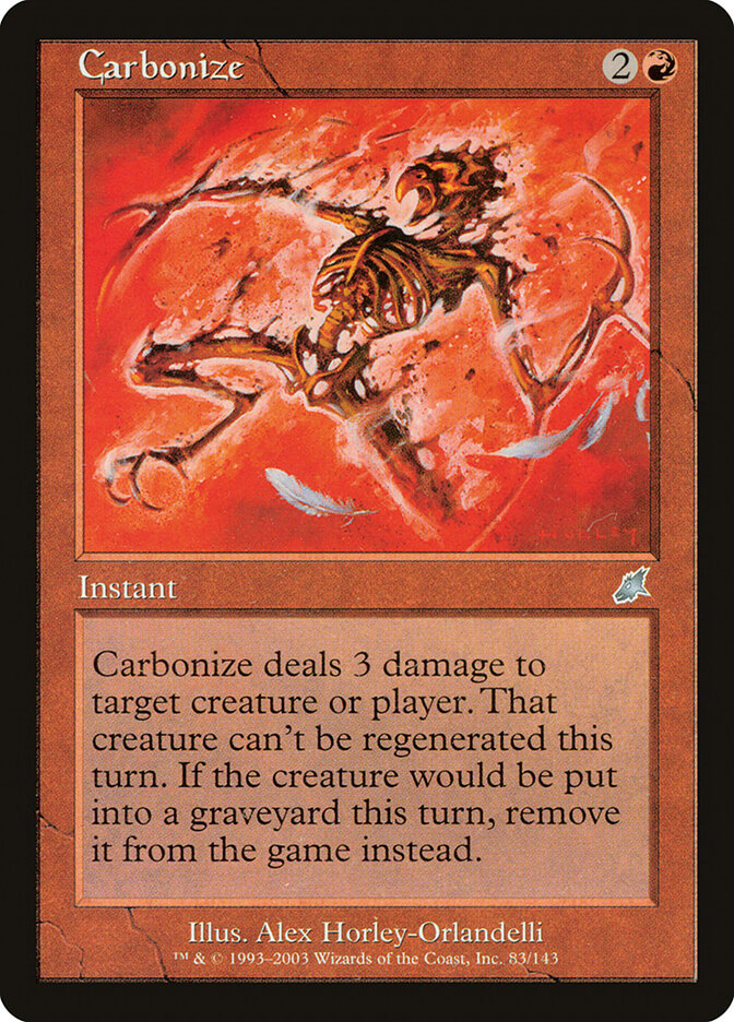 Carbonize - carta Magic The Gathering