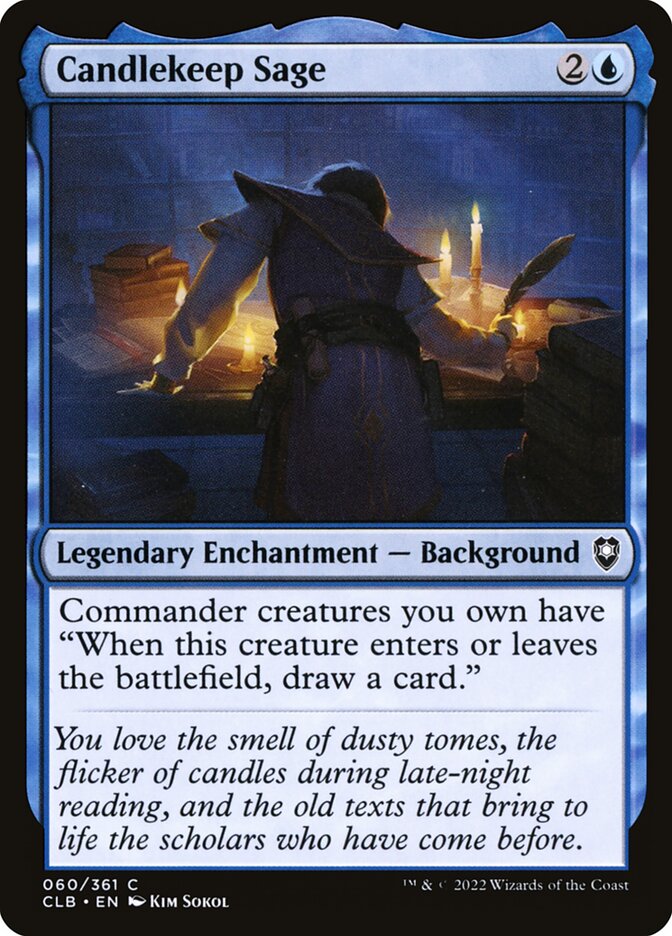 Candlekeep Sage - carta Magic The Gathering