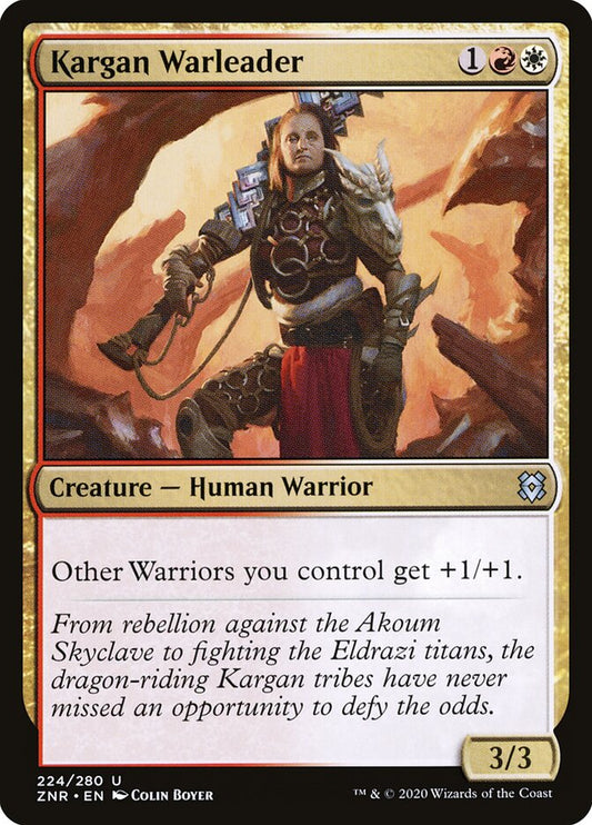 Kargan Warleader - carta Magic The Gathering