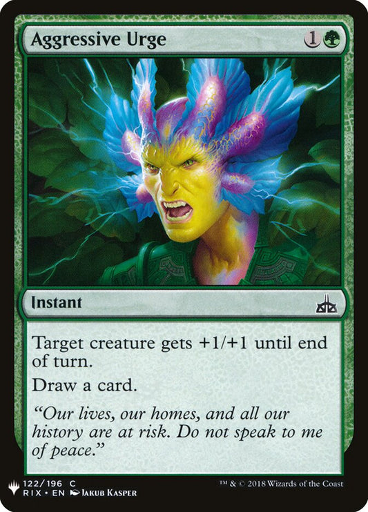 Aggressive Urge - carta Magic The Gathering