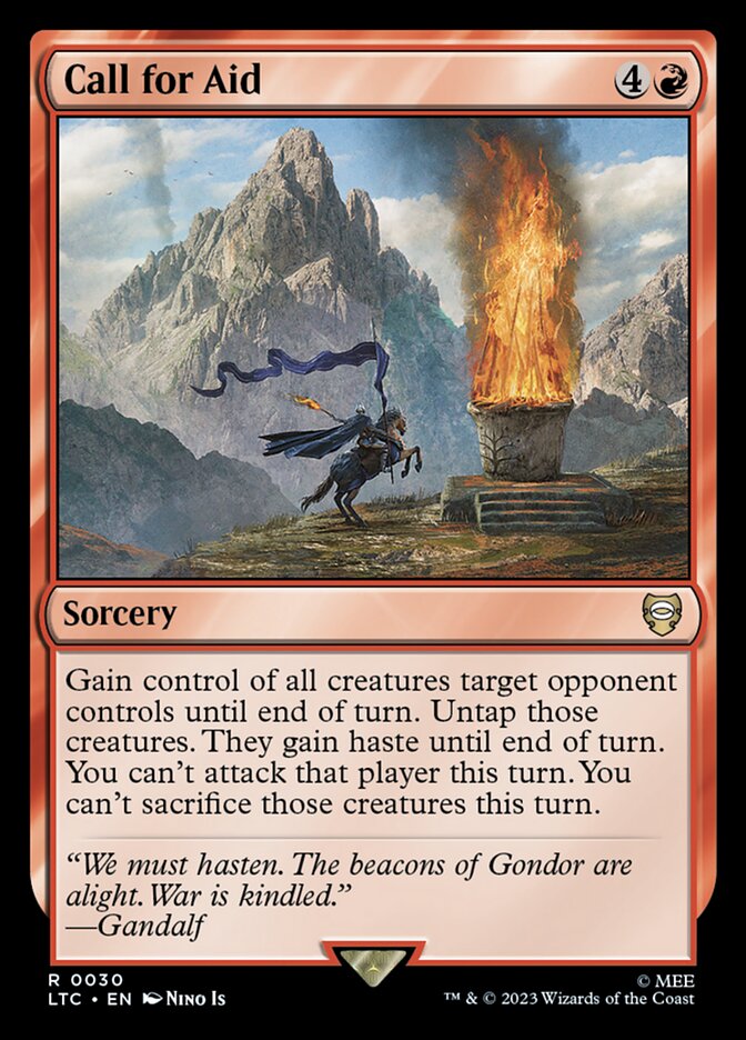Call for Aid - carta Magic The Gathering