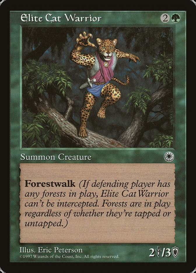 Elite Cat Warrior - carta Magic The Gathering