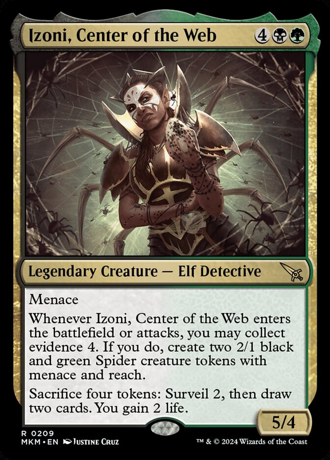 Izoni, Center of the Web - carta Magic The Gathering