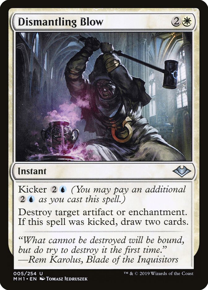 Dismantling Blow - carta Magic The Gathering
